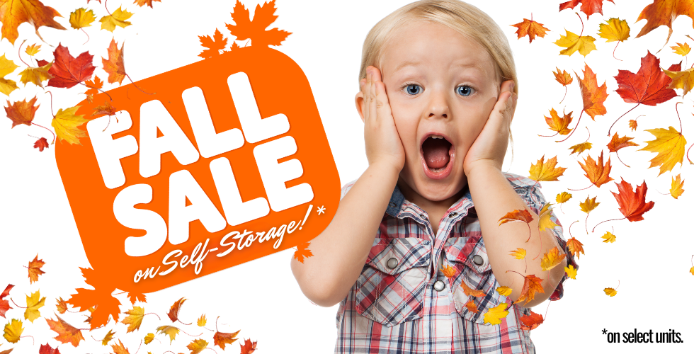 2026 Fall Sale on Storage Rentals at Storage Solutions