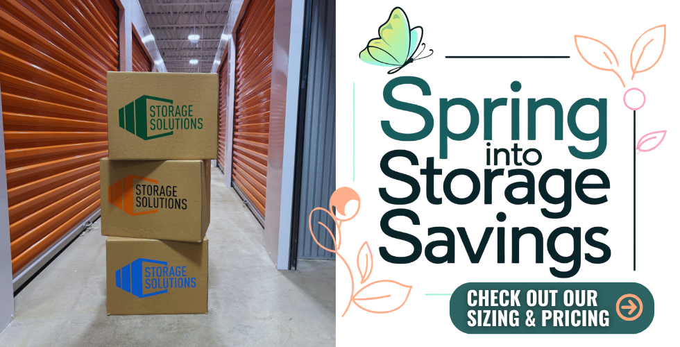 2026 Spring Sale on Storage Rentals at Storage Solutions Woodstock